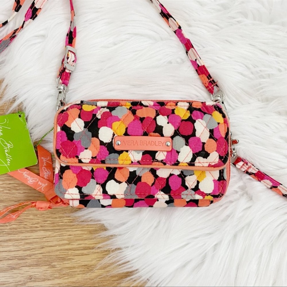Nwt Vera Bradley Pixie Confetti Crossbody/Wristlet - image 6